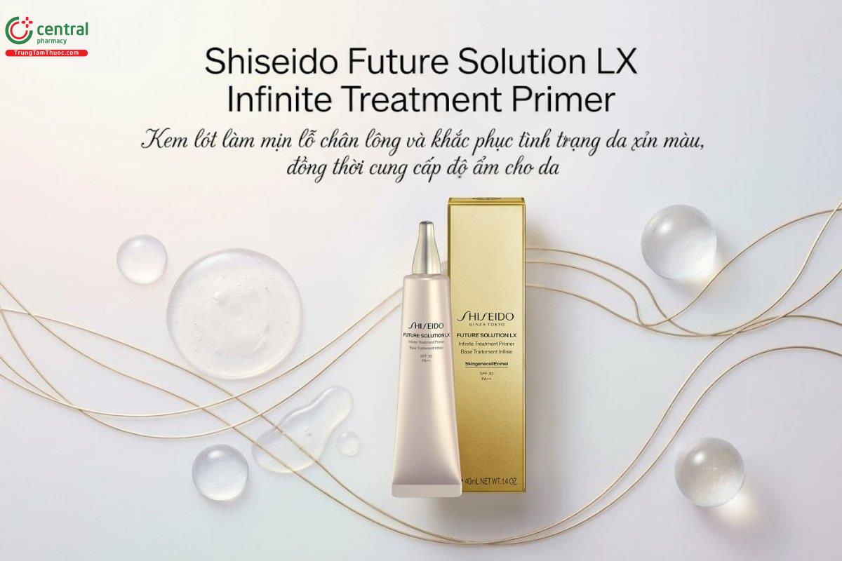 Kem lót Shiseido Future Solution LX Infinite che phủ và bảo vệ da hiệu quả