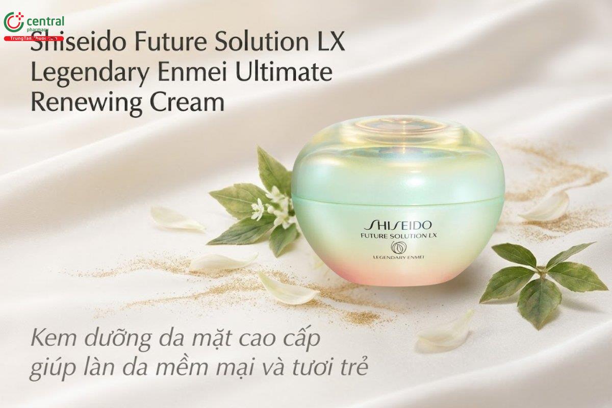 Shiseido Future Solution LX Legendary Enmei Ultimate Renewing Cream giúp da mềm mịn