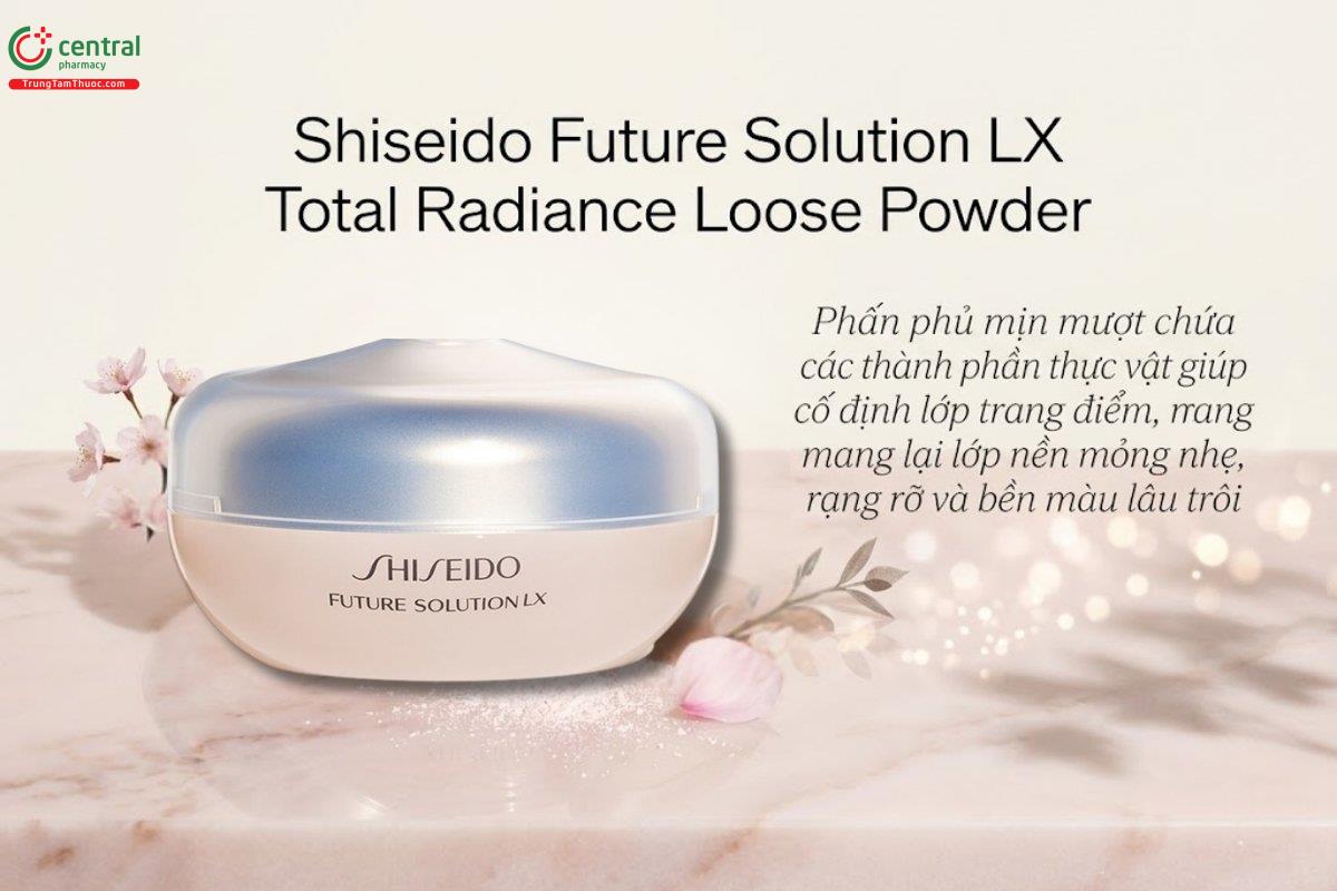 Phấn phủ Shiseido Future Solution LX Total Radiance Loose làm mịn da