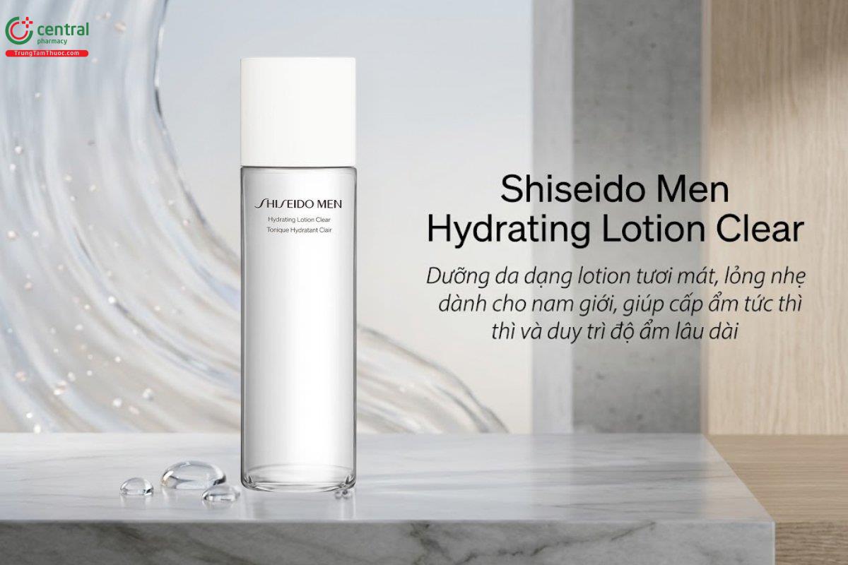 Shiseido Men Hydrating Lotion Clear bổ sung độ ẩm, nuôi dưỡng làn da