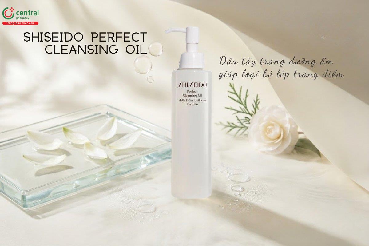 Dầu tẩy trang Shiseido Perfect Cleansing Oil giúp làm sạch lớp trang điểm
