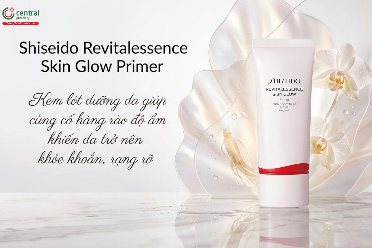 Kem lót Shiseido Revitalessence Skin Glow Primer cấp ẩm và làm mịn da