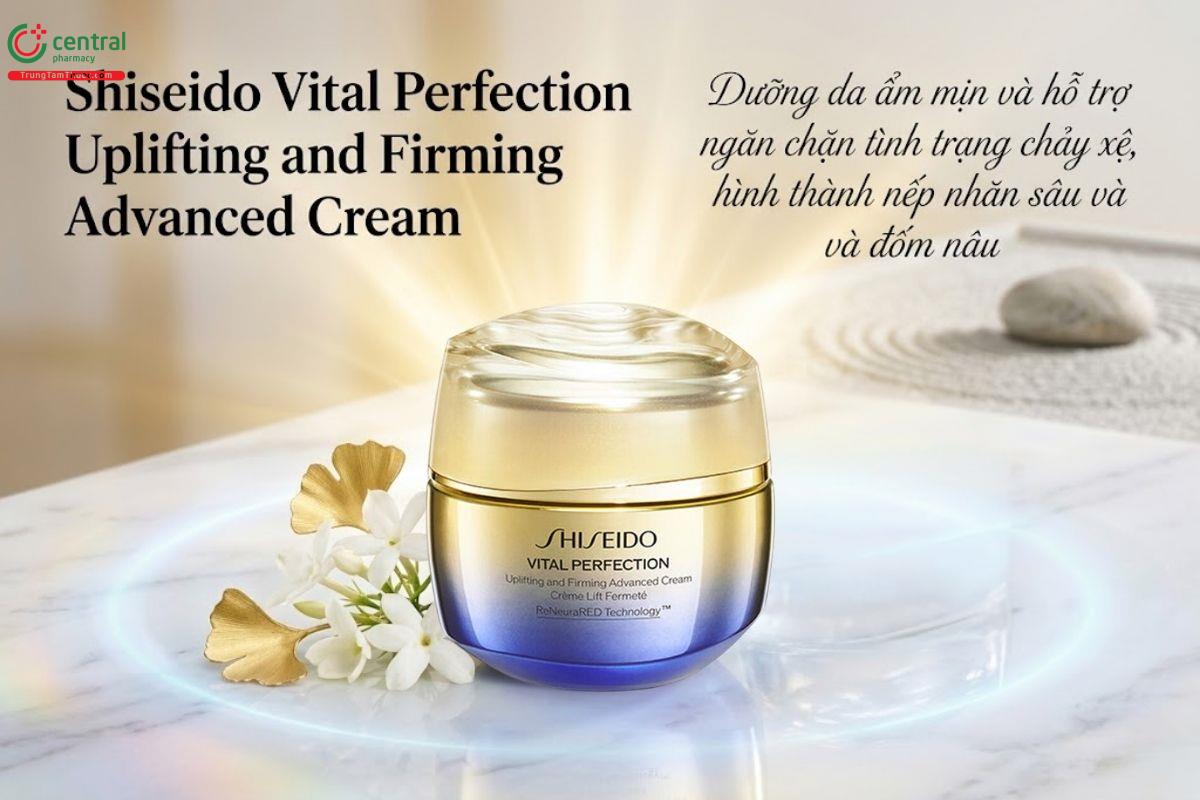 Shiseido Vital Perfection Uplifting and Firming Advanced Cream giảm lão hoá
