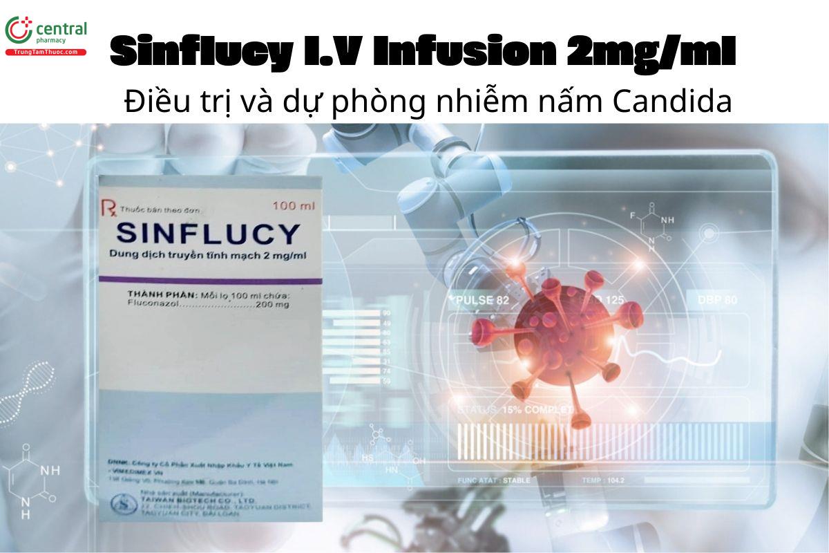 Thuốc Sinflucy I.V Infusion 2mg/ml - Điều trị và dự phòng nhiễm nấm Candida