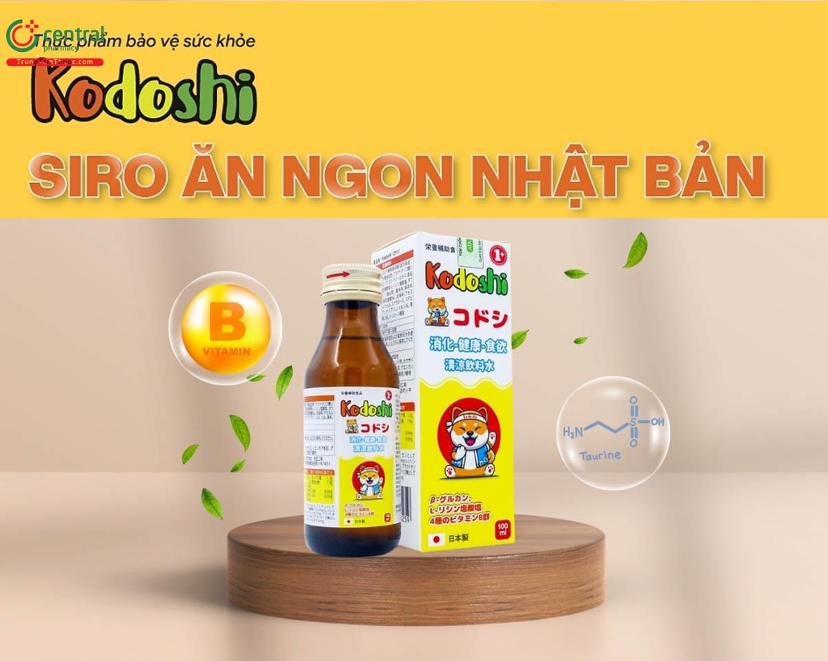 Siro Kodoshi - Công thức giúp trẻ ăn ngon, phát triển toàn diện chuẩn Nhật