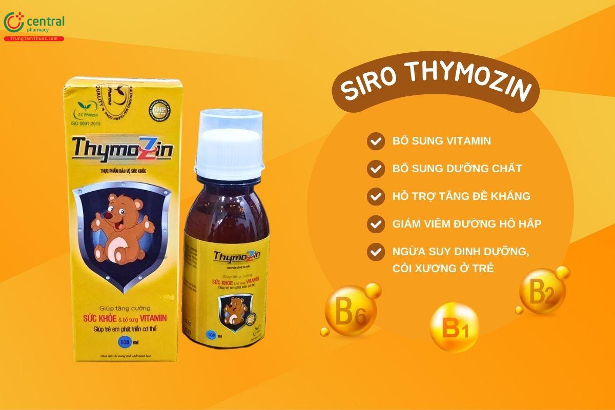 Siro ThymoZin bổ sung Vitamin, hỗ trợ tăng cường đề kháng cho bé