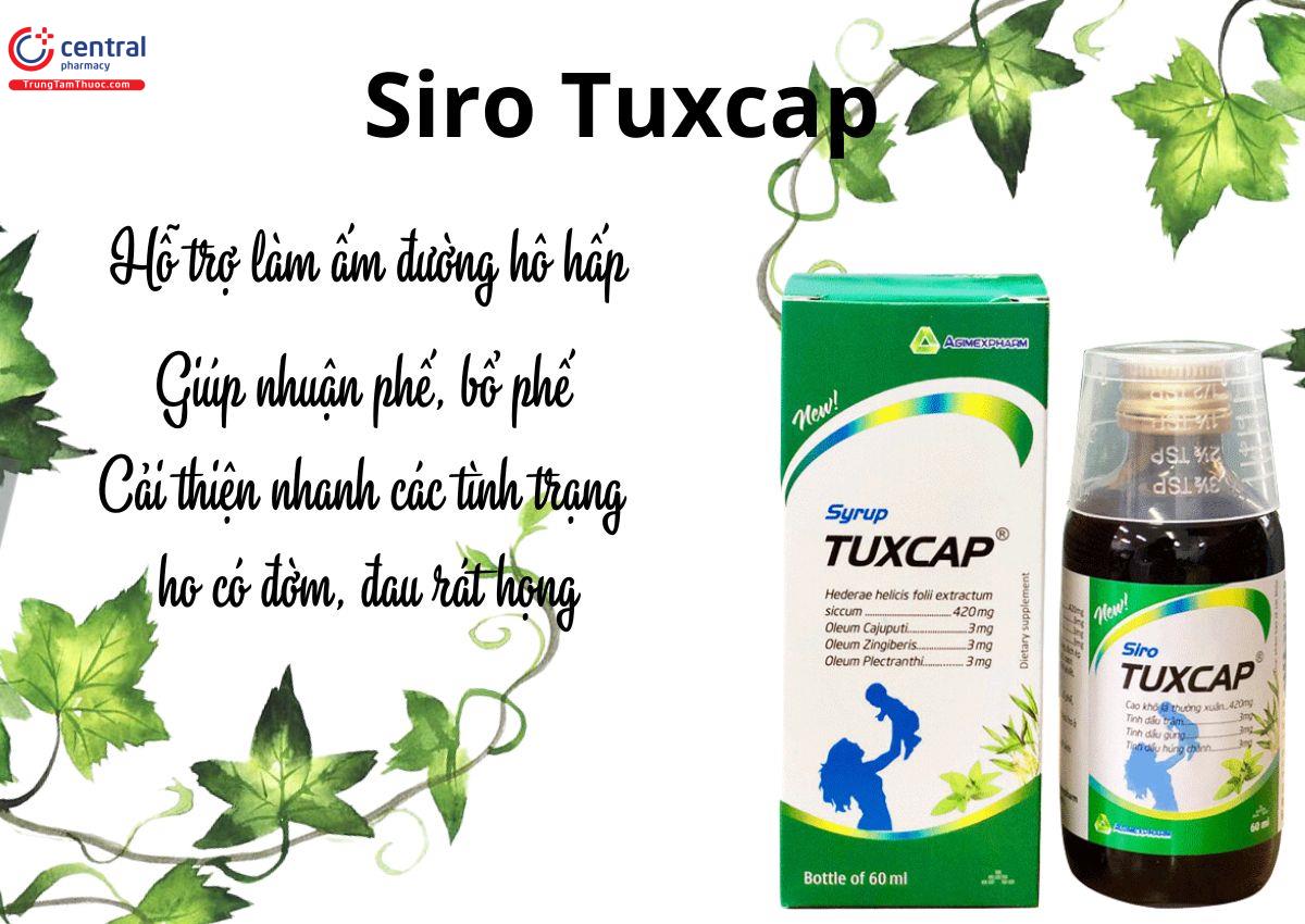 Công dụng của Siro Tuxcap