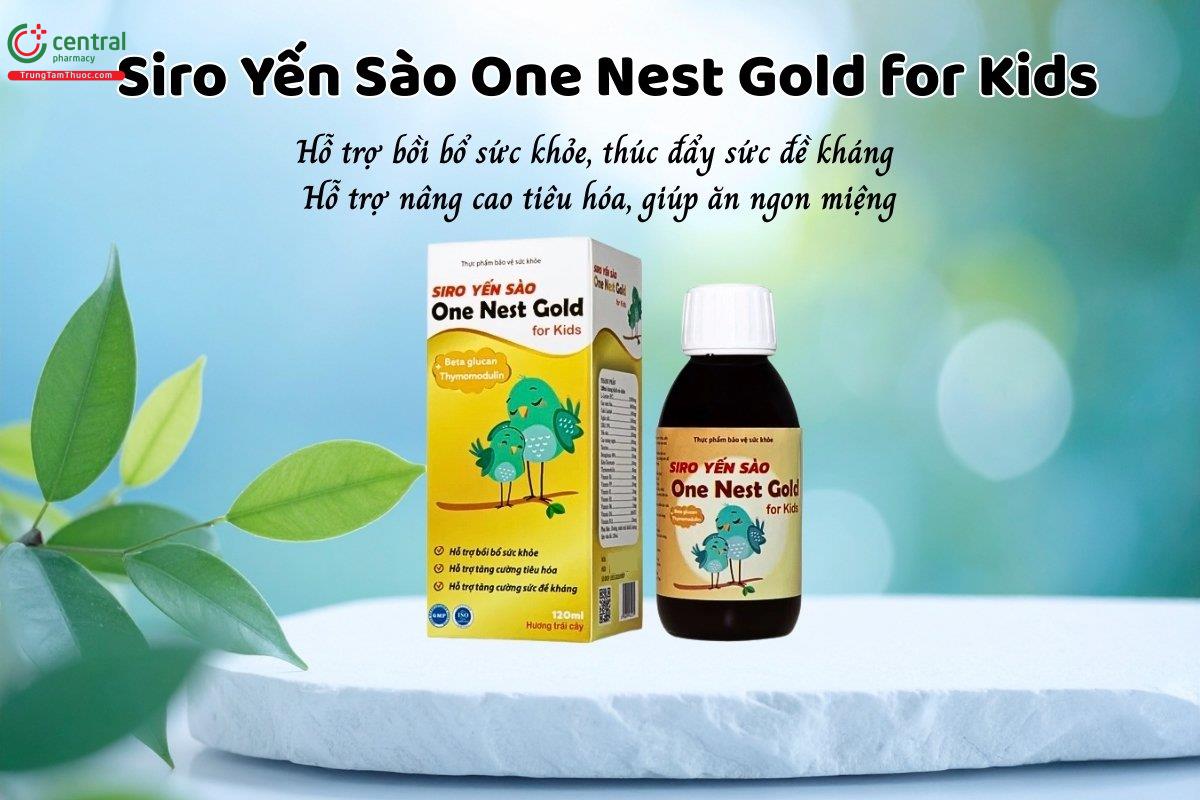 Siro Yến Sào One Nest Gold for Kids