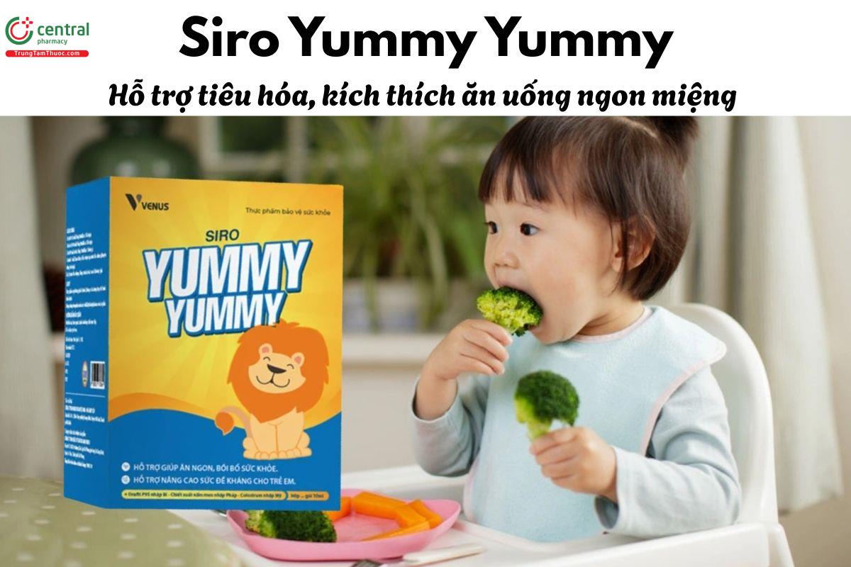 Siro Yummy Yummy - Hỗ trợ tiêu hóa, kích thích ăn uống ngon miệng