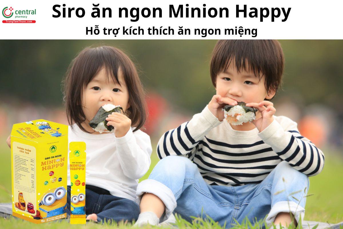 Siro ăn ngon Minion Happy - Giúp tiêu hóa khỏe, trẻ ăn ngon miệng