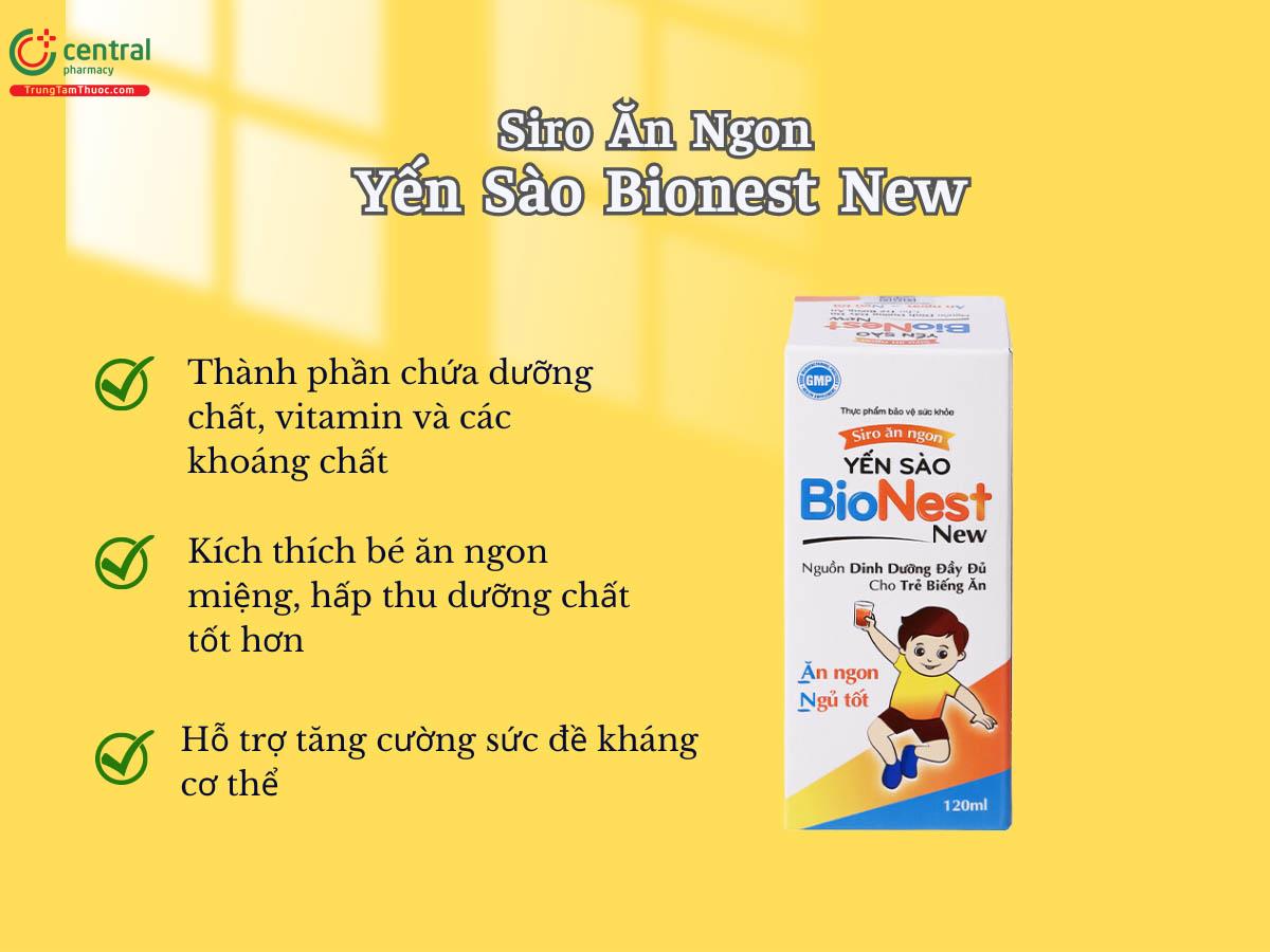 Siro Ăn Ngon Yến Sào Bionest New