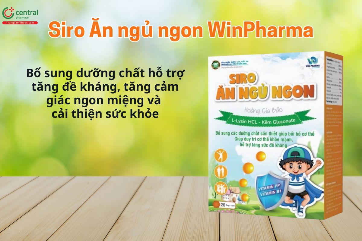 Siro Ăn ngủ ngon Winpharma hỗ trợ tăng cường sức khỏe, tăng cảm giác ngon miệng
