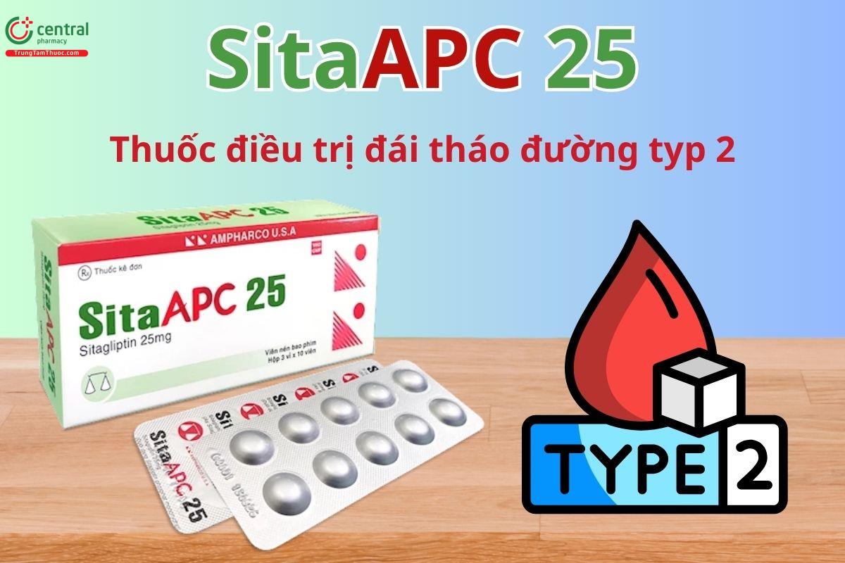 SitaAPC 25 điều trị đái tháo đường typ 2