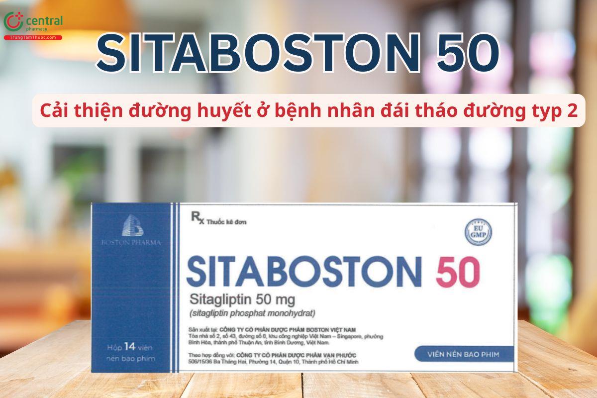 Sitaboston 50 giúp kiểm soát đường huyết ở bệnh nhân đái tháo đường typ 2