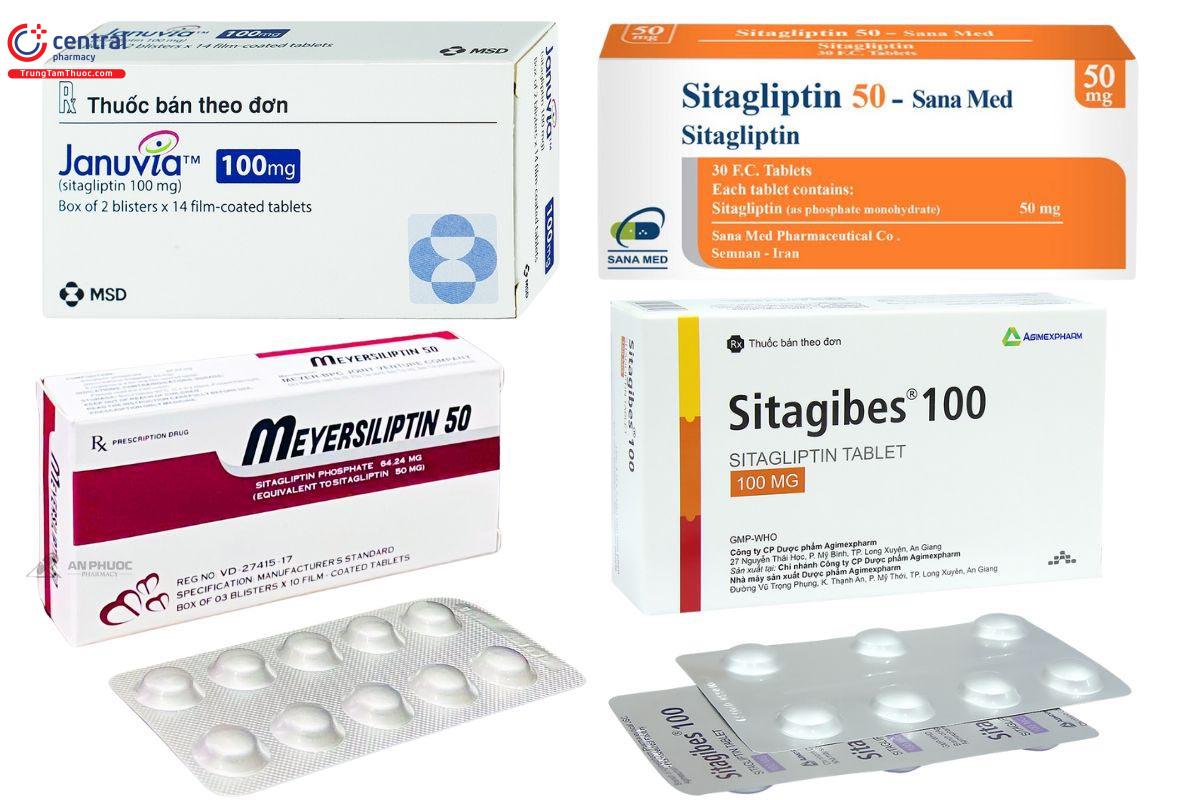 Một số thuốc chứa Sitagliptin