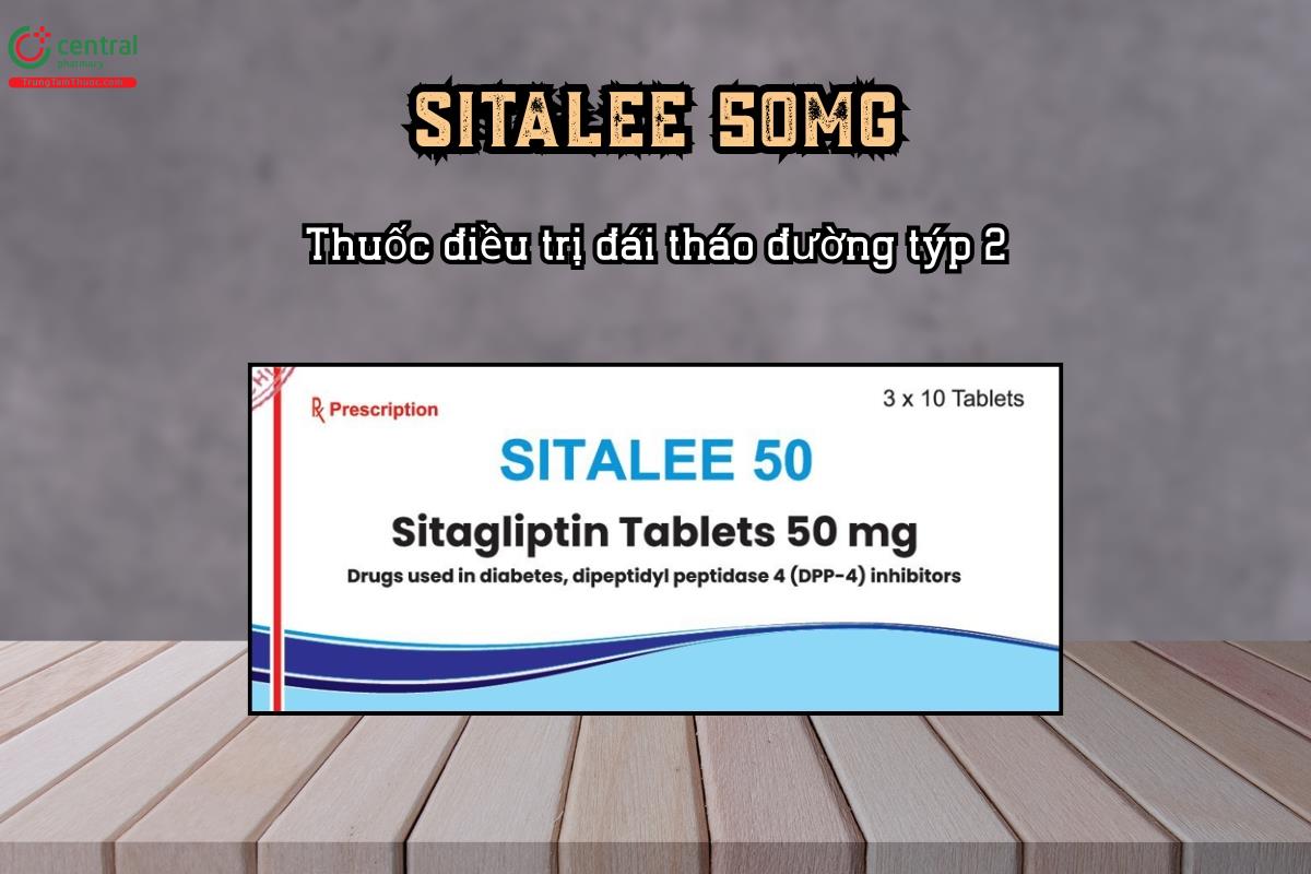 Thuốc điều trị đái tháo đường týp 2 Sitalee 50mg