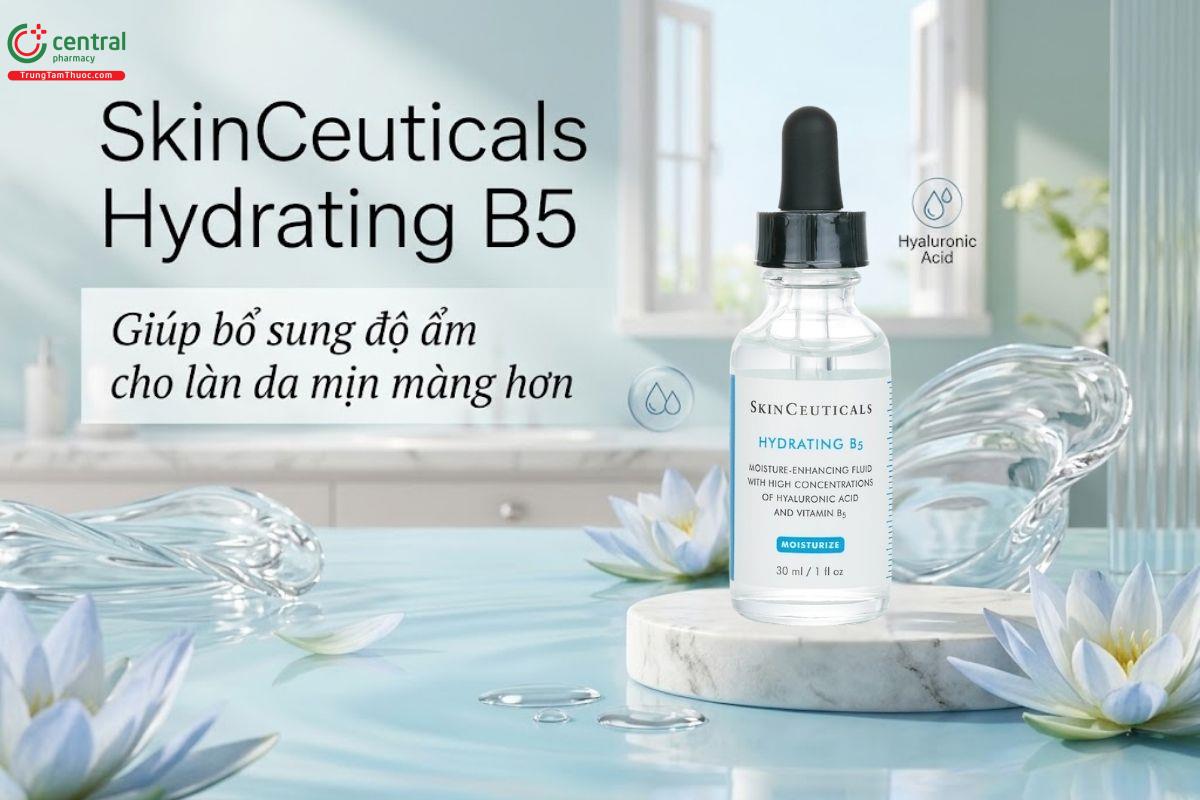 SkinCeuticals Hydrating B5 cấp ẩm, tăng cường hàng rào bảo vệ da