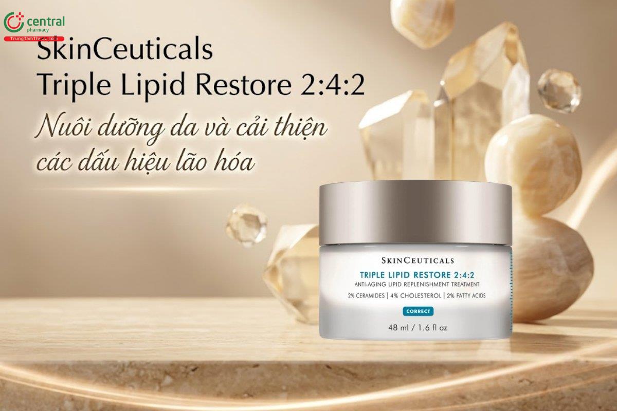 Kem dưỡng SkinCeuticals Triple Lipid Restore 2:4:2 cải thiện da lão hoá