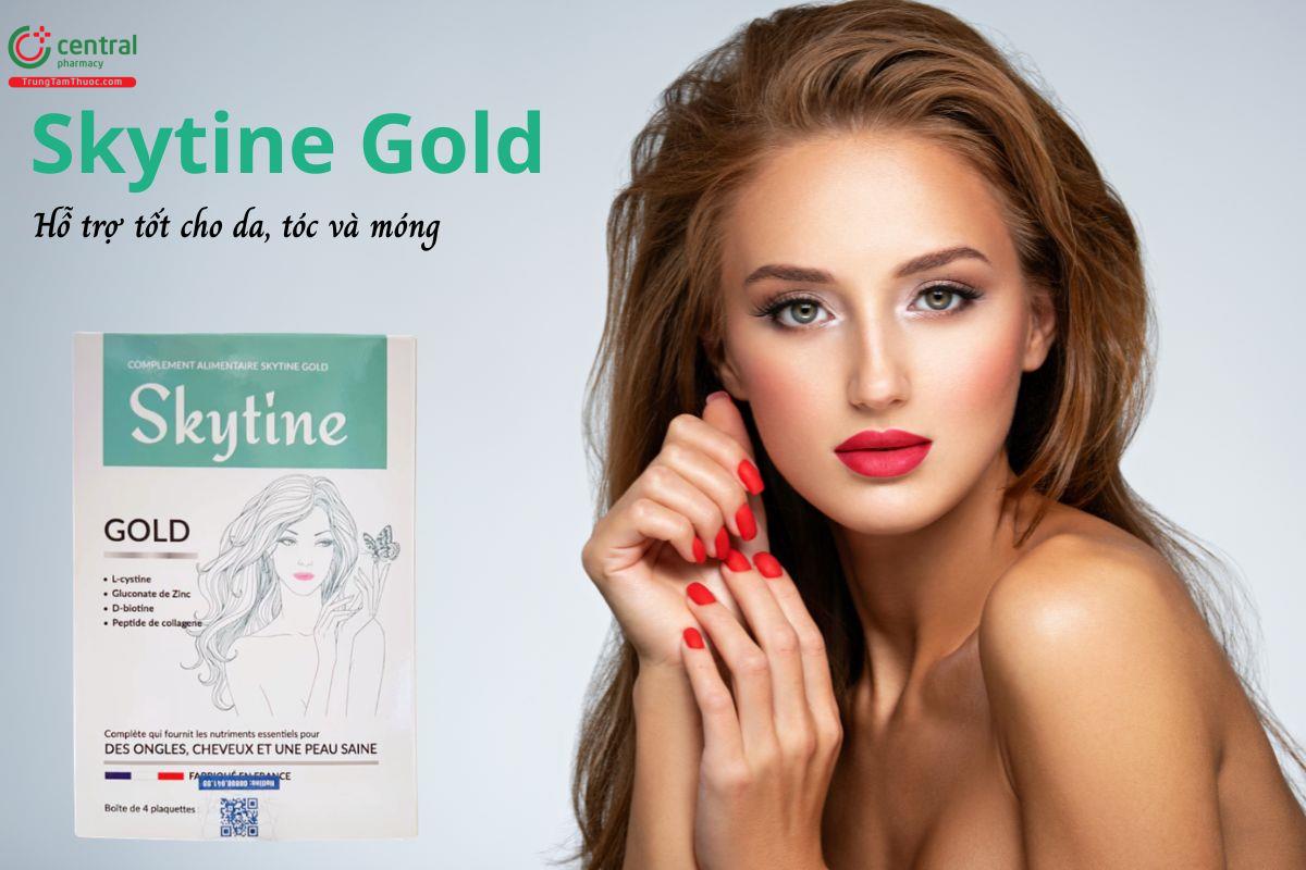 Skytine Gold bổ sung Collagen, Biotin, L-cystine, hỗ trợ tốt cho da, tóc, móng