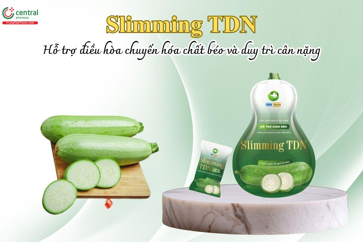 Slimming TDN hỗ trợ điều hòa chuyển hóa chất béo và duy trì cân nặng