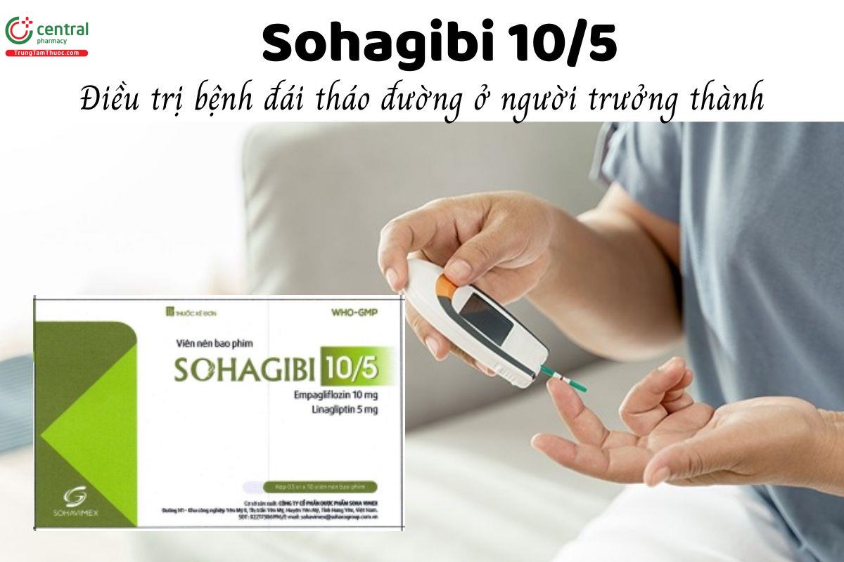Thuốc Sohagibi 10/5 - Điều trị bệnh đái tháo đường ở người trưởng thành