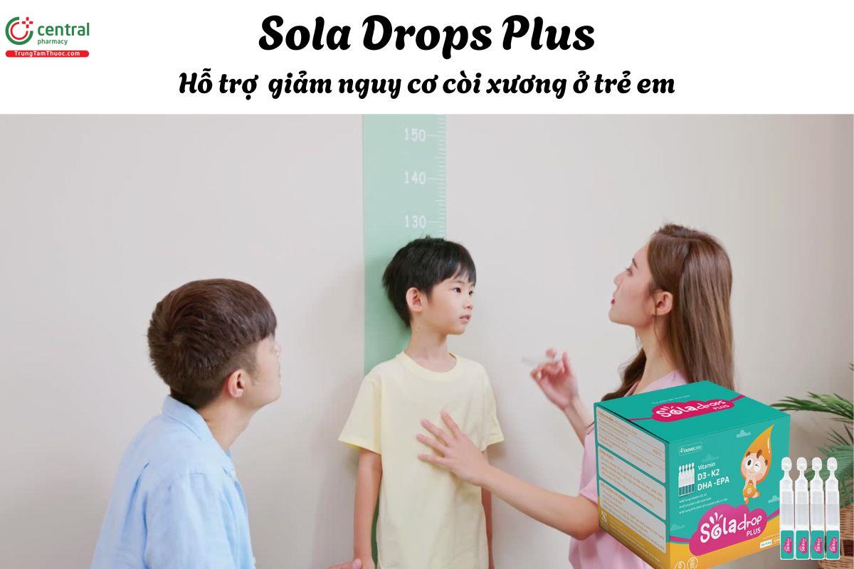Sola Drops Plus - Giúp cải thiện trí não, xương răng chắc khỏe