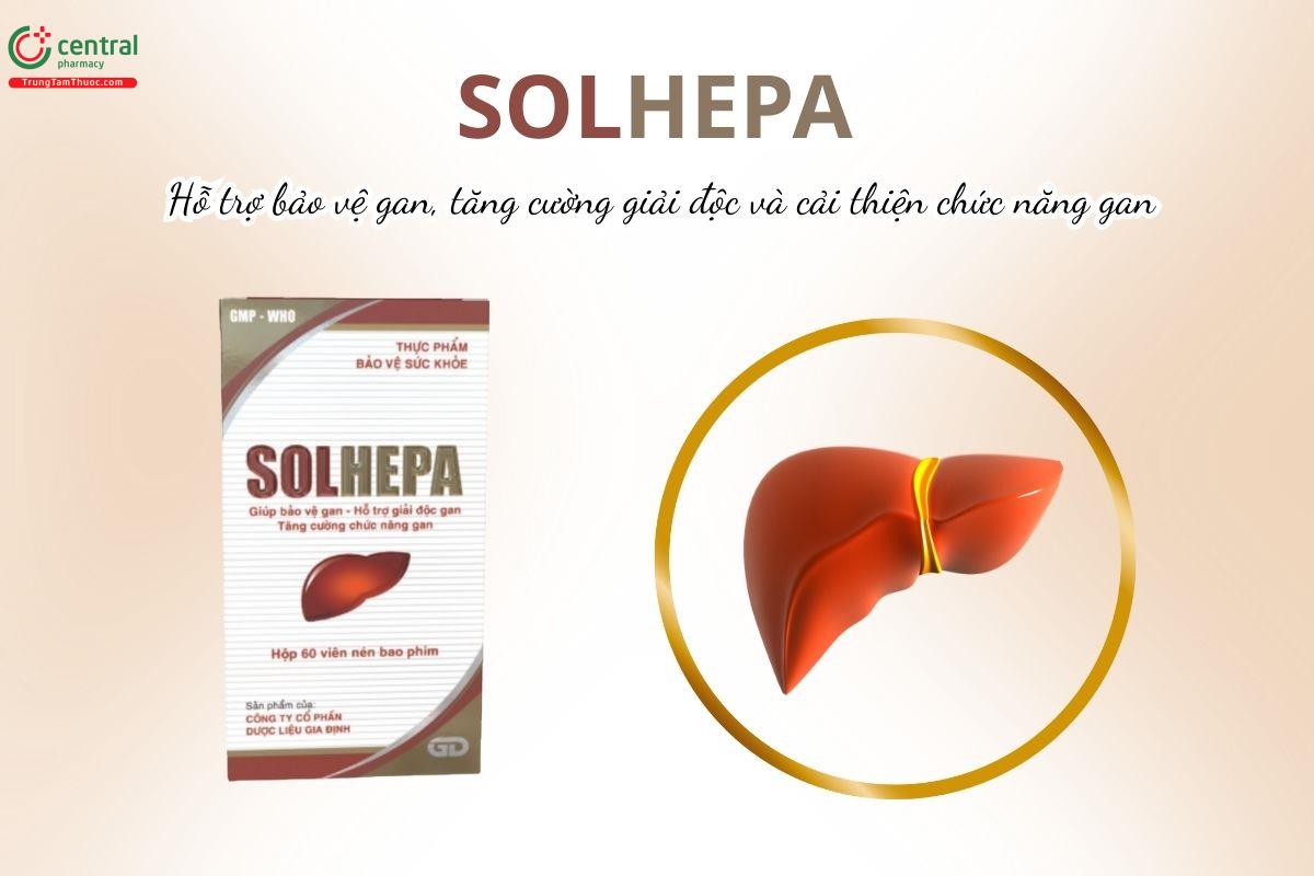 Solhepa hỗ trợ bảo vệ gan, tăng cường giải độc và cải thiện chức năng gan