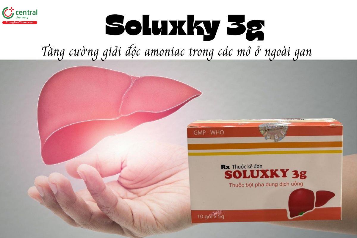 Thuốc Soluxky 3g - Tăng cường giải độc amoniac trong các mô ở ngoài gan