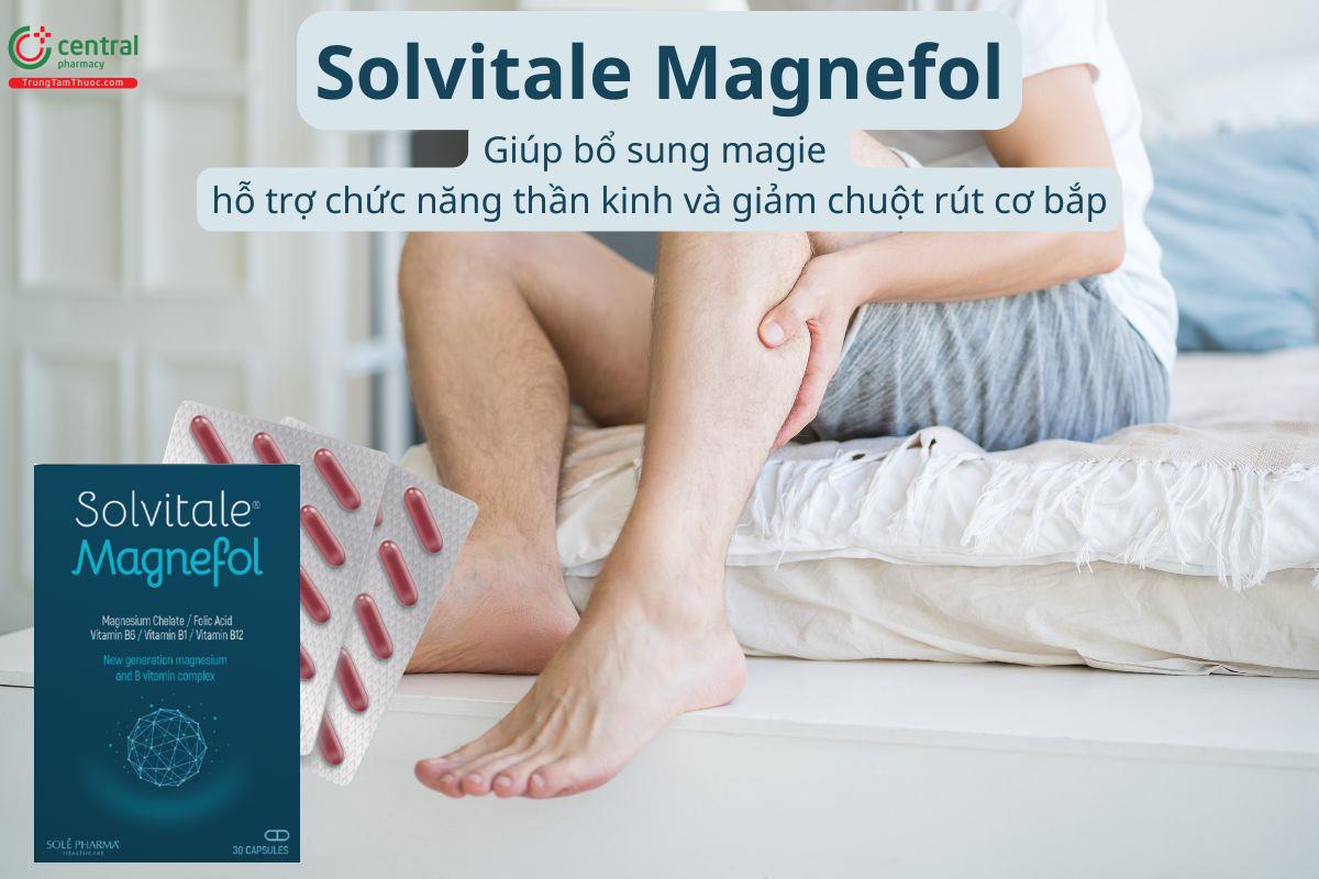 Solvitale Magnefol hỗ trợ chức năng thần kinh và giảm chuột rút