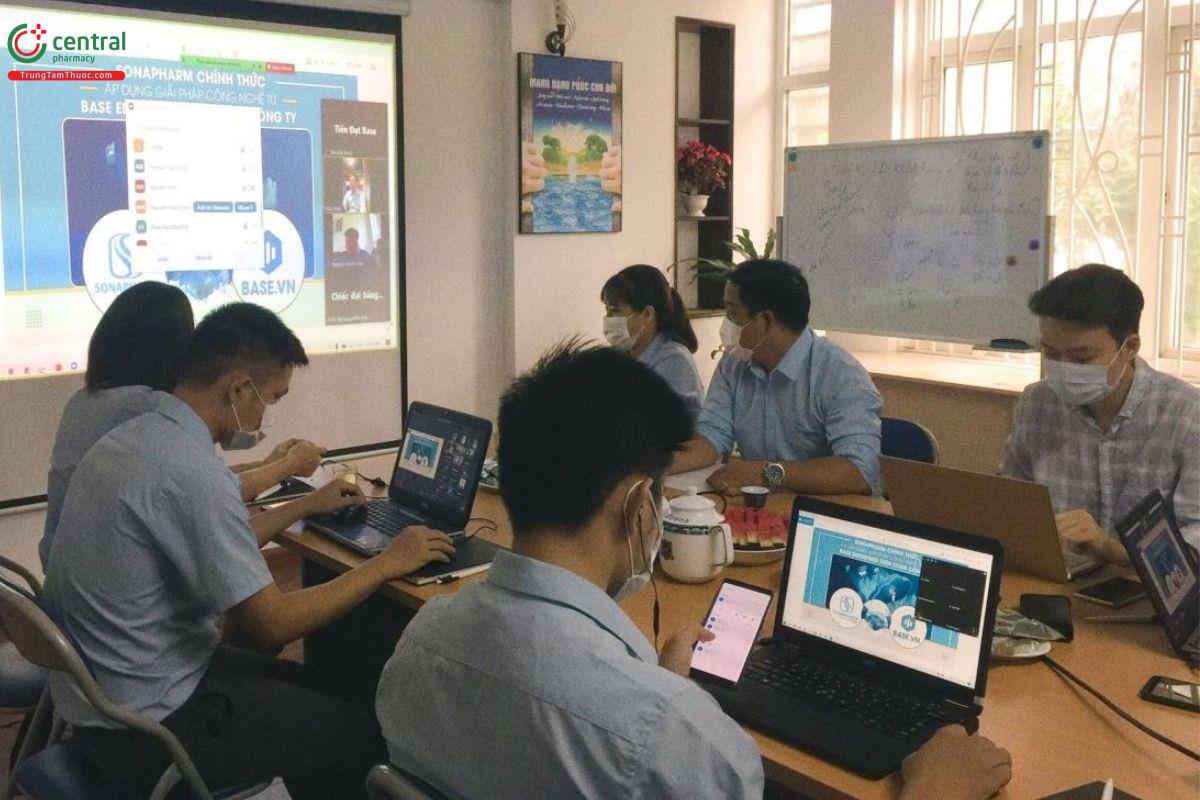 Văn phòng làm việc tại Sonapharm Việt Nam