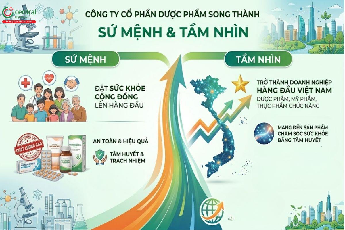 Tầm nhìn, sứ mệnh của ST Pharma