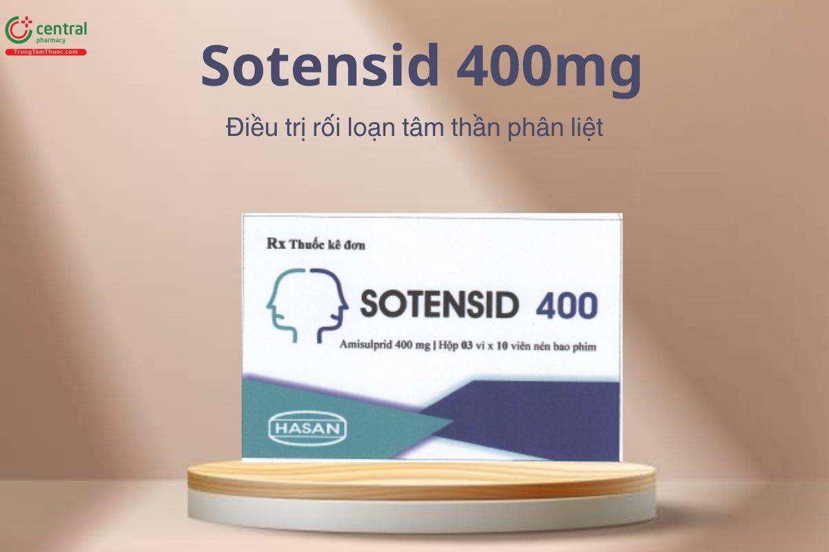 Thuốc Sotensid 400mg - Điều trị rối loạn tâm thần phân liệt