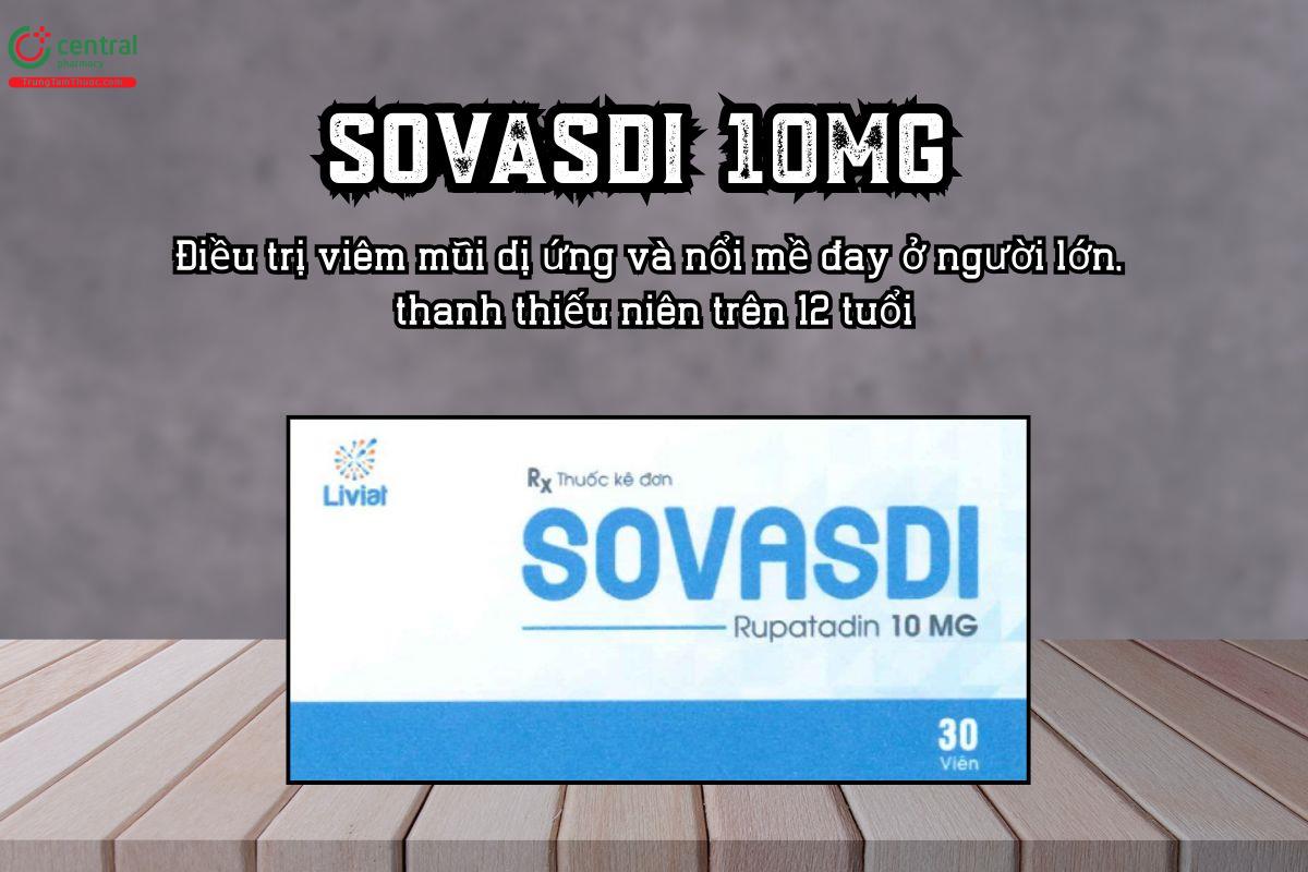 Thuốc Sovasdi 10mg  – Điều trị viêm mũi dị ứng và nổi mề đay