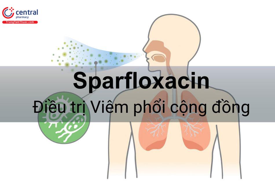 Điều trị viêm phổi cộng đồng với Sparfloxacin