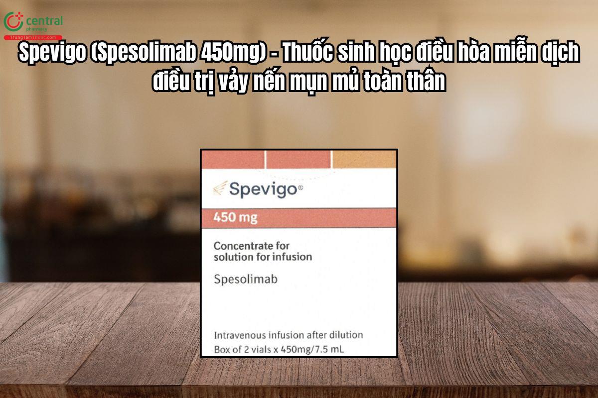 Thuốc Spevigo điều hòa miễn dịch điều trị vảy nến mụn mủ toàn thân