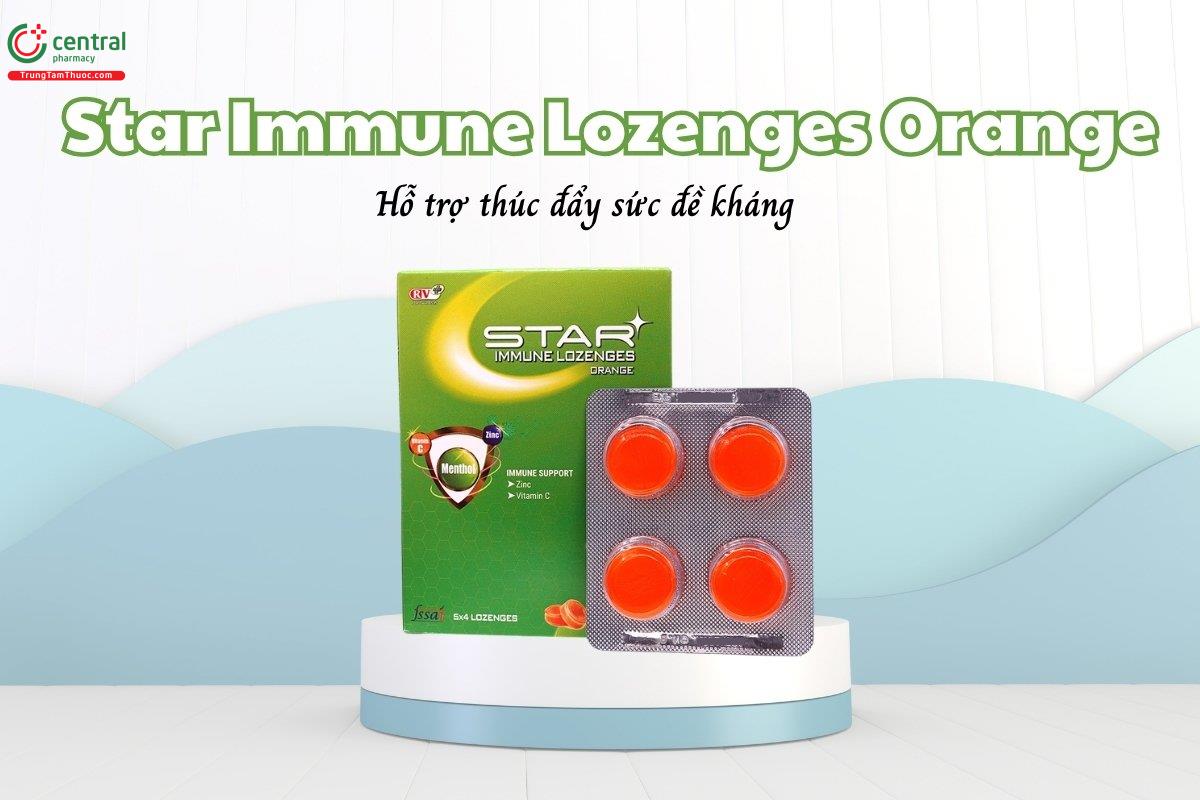 Star Immune Lozenges Orange