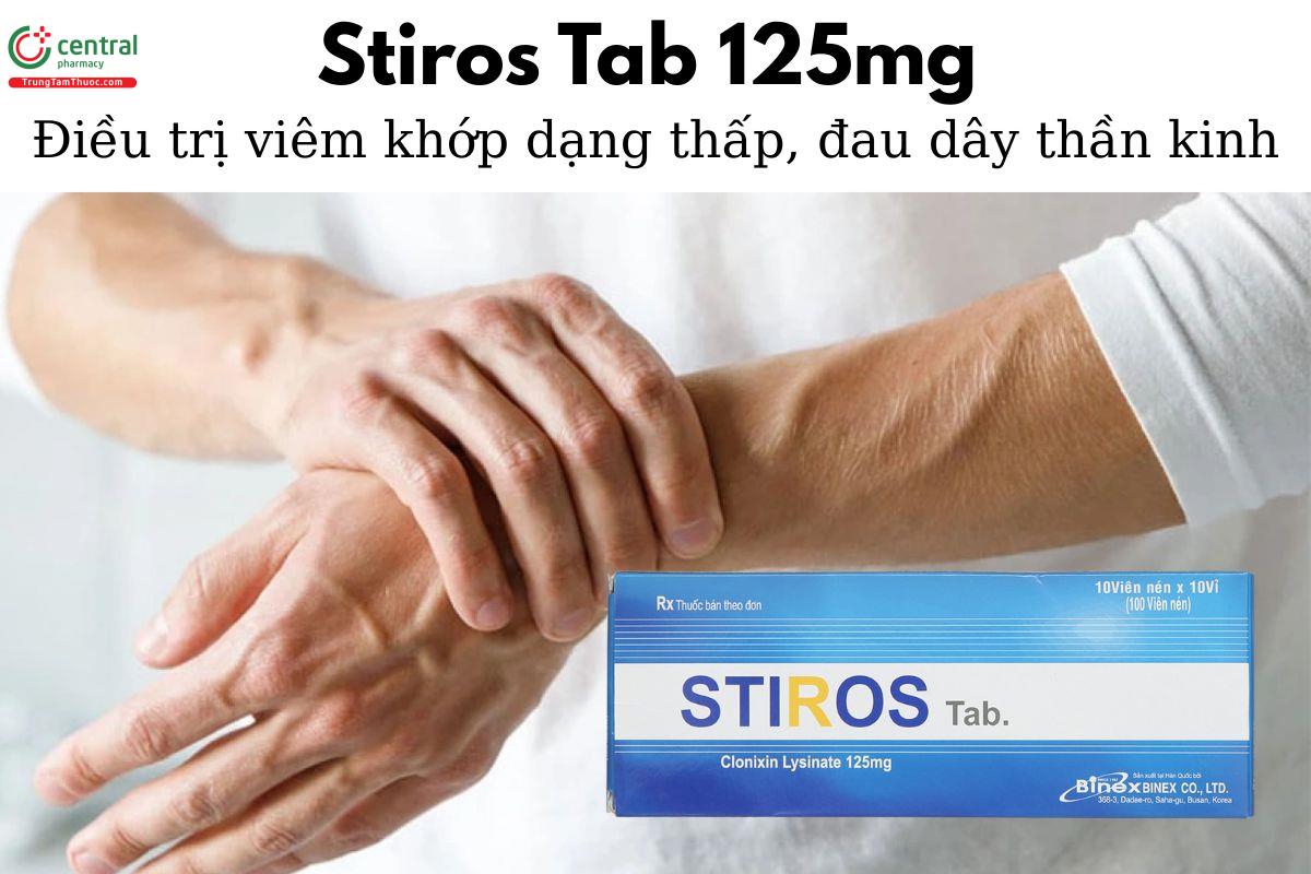 Thuốc Stiros Tab 125mg - Điều trị viêm khớp dạng thấp, đau dây thần kinh