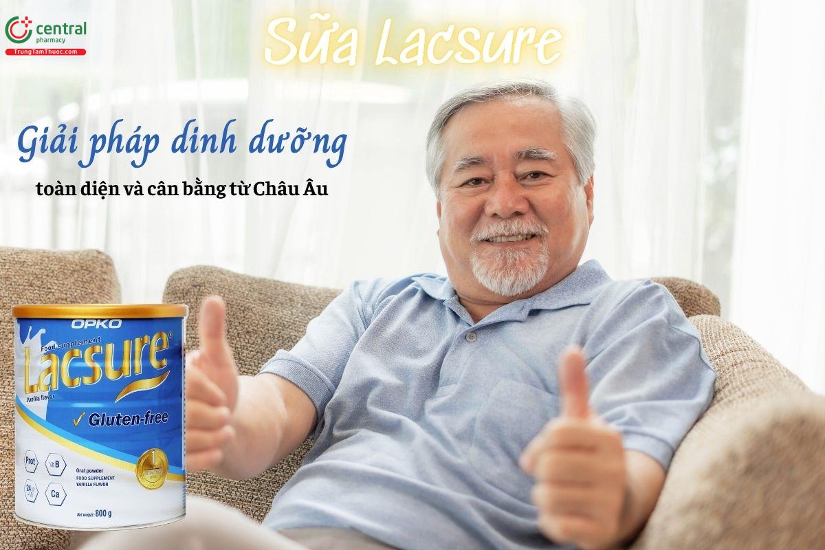 Sữa Lacsure - Giải pháp dinh dưỡng toàn diện, cân bằng
