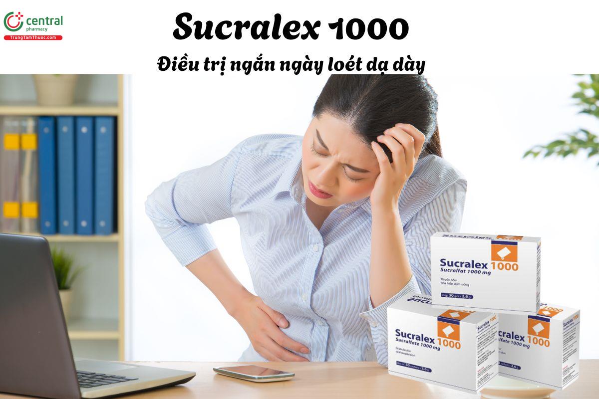 Thuốc Sucralex 1000 - Điều trị loét dạ dày lành tính, loét tá tràng