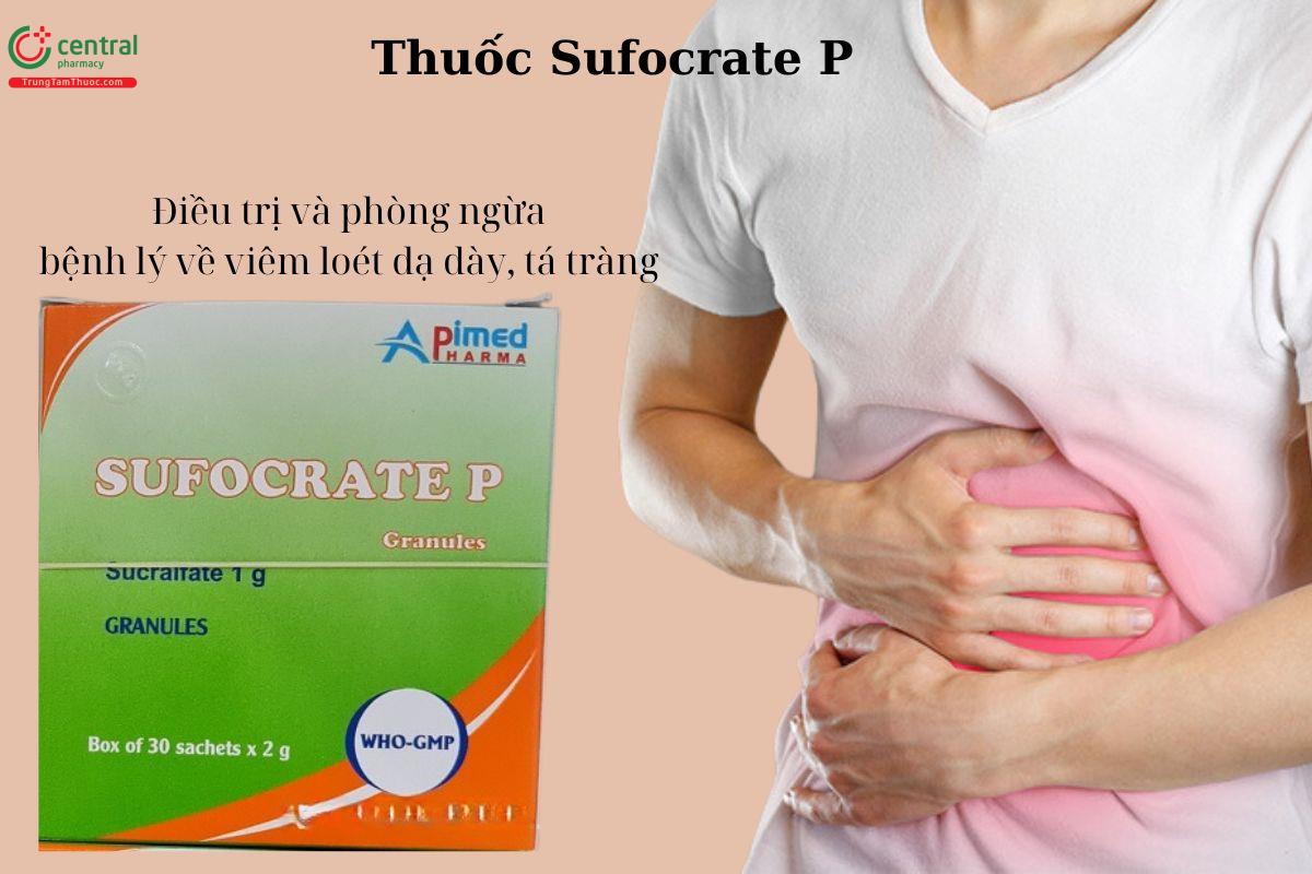 Chỉ định của thuốc Sufocrate P