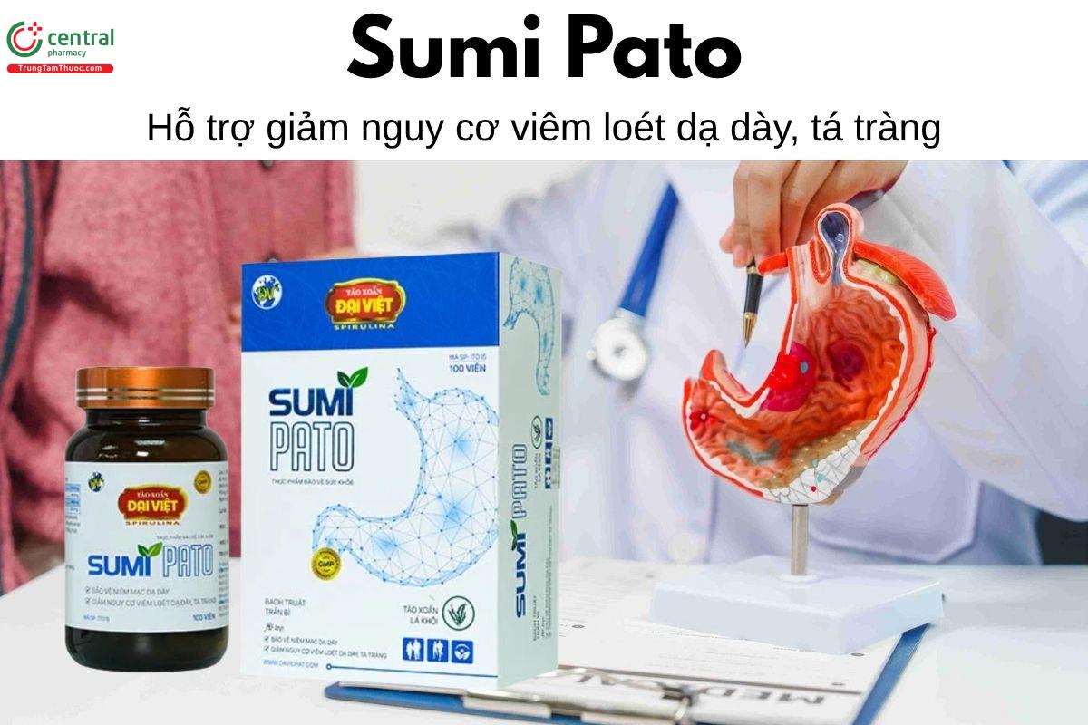Sumi Pato - Hỗ trợ giảm nguy cơ viêm loét dạ dày, tá tràng