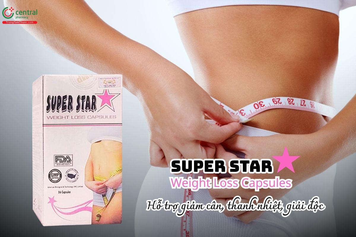 Super Star Weight Loss Capsules hỗ trợ giảm cân, thanh nhiệt, giải độc