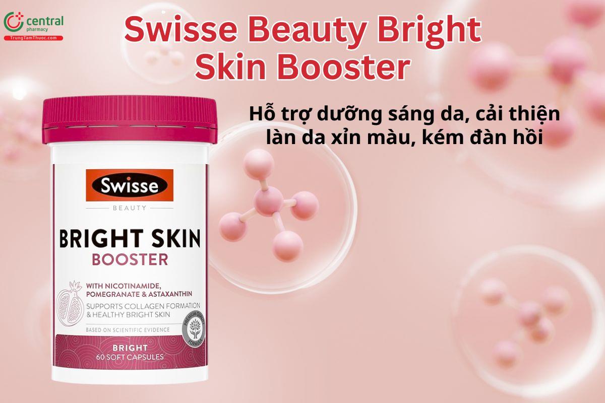 Swisse Beauty Bright Skin Booster hỗ trợ chăm sóc da từ bên trong