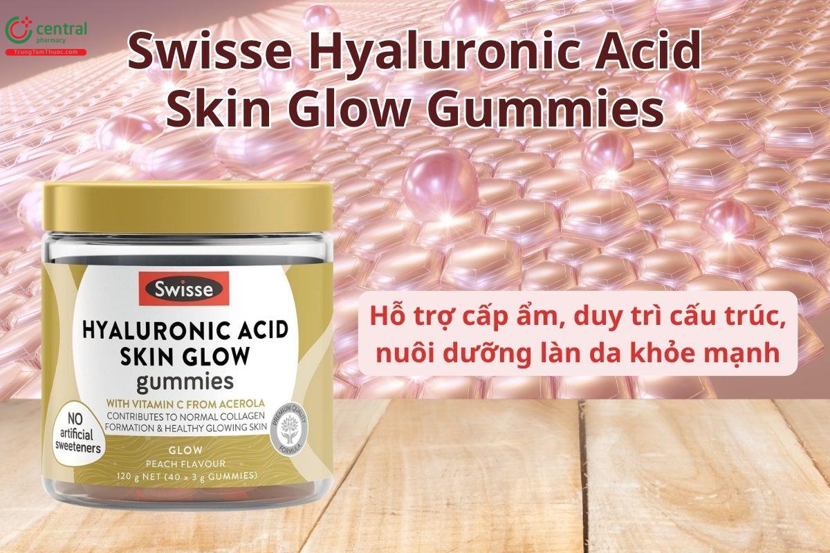 Swisse Hyaluronic Acid Skin Glow hỗ trợ chăm sóc, duy trì độ ẩm cho da