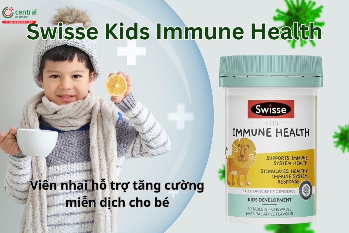 Swisse Kids Immune Health hỗ trợ tăng cường đề kháng cho trẻ
