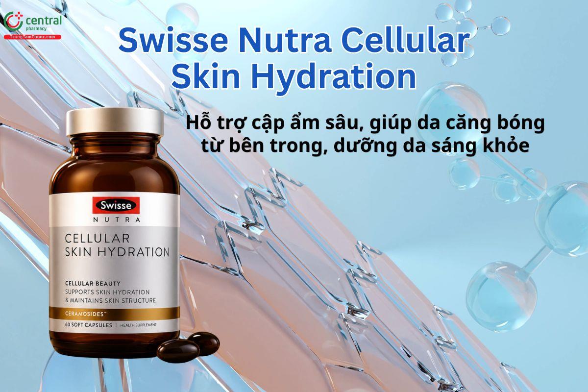 Swisse Nutra Cellular Skin Hydration hỗ trợ dưỡng ẩm da từ sâu bên trong