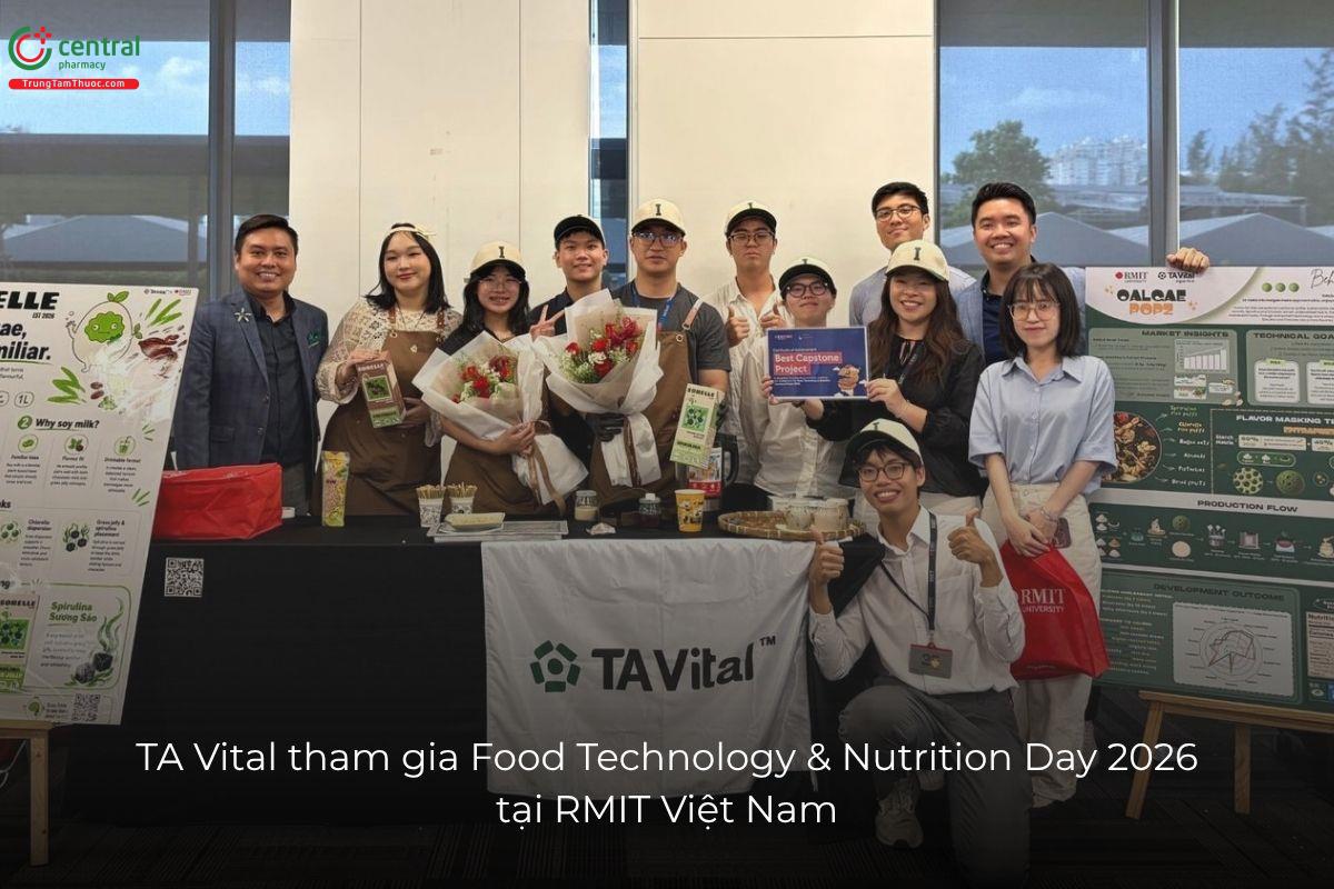 TA Vital tham gia Food Technology & Nutrition Day 2026 tại RMIT Việt Nam