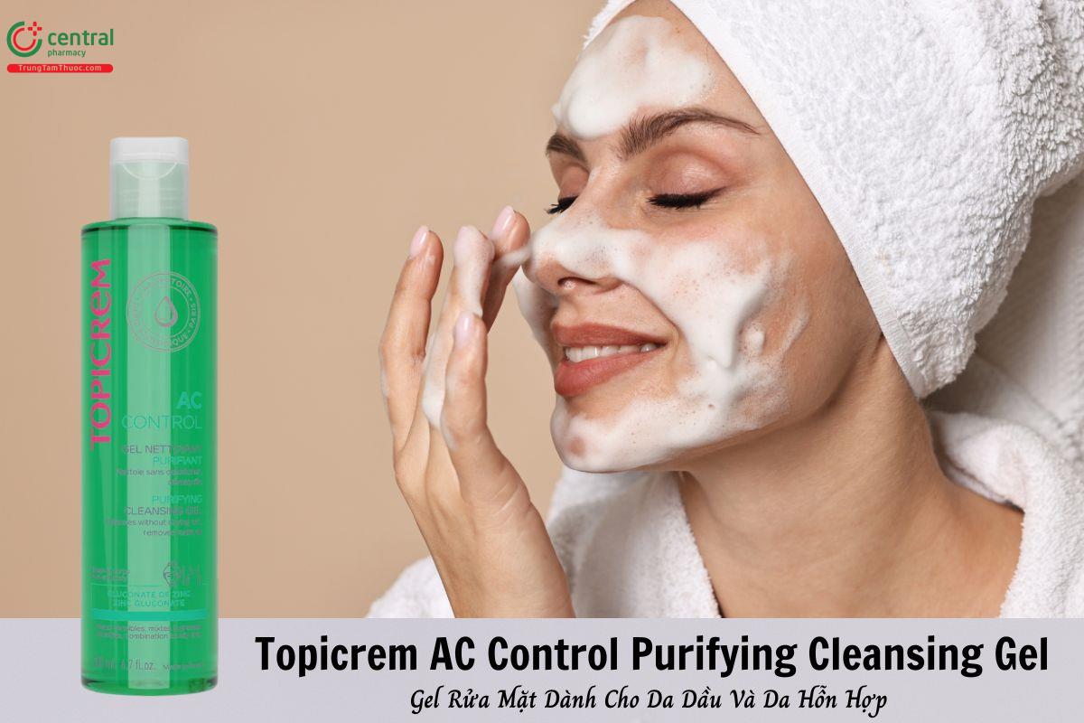 Topicrem AC Control Purifying Cleansing Gel - Làm sạch da, giảm dầu nhờn
