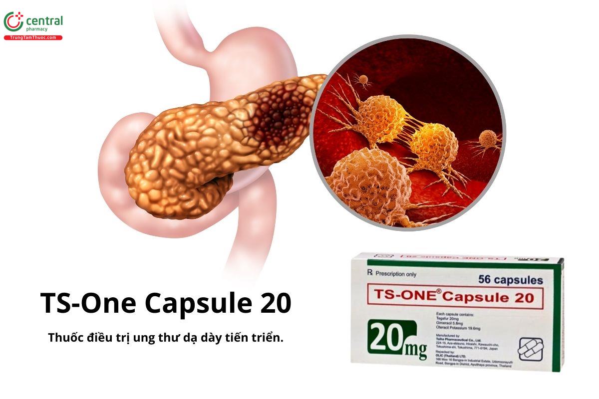 Thuốc TS-One Capsule 20 điều trị bệnh ung thư dạ dày tiến triển