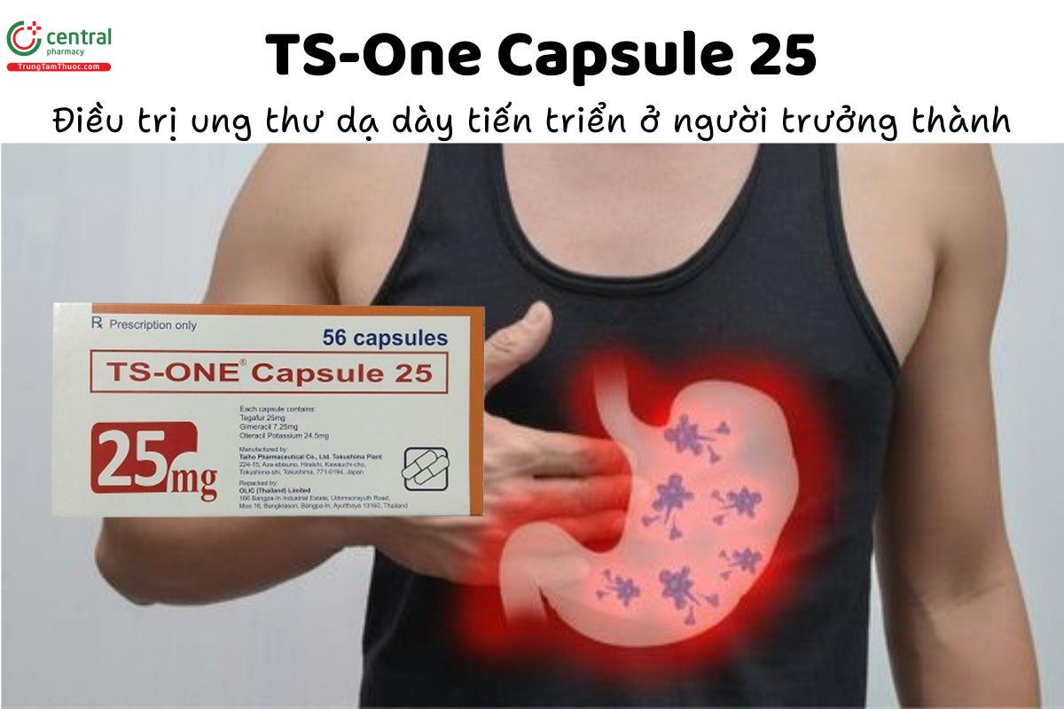 Thuốc TS-One Capsule 25 - Điều trị ung thư dạ dày tiến triển ở người trưởng thành